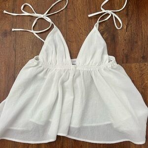 White Princess Polly top